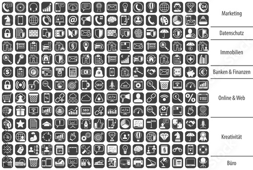 Großes Business Iconset