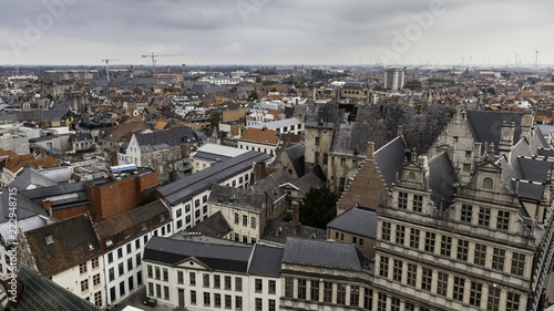 View of Ghent from the height