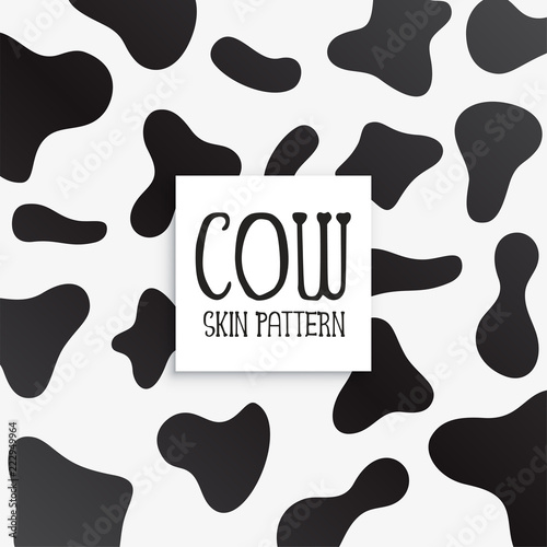 cow skin texture black and white print marks