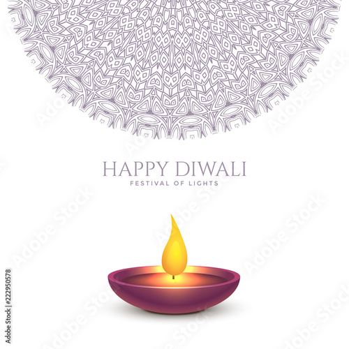 happy diwali beautiful background design