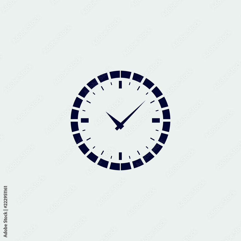 time icon, vector illustration. flat icon. timer icon