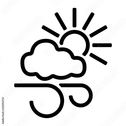 Wetter Icon - Windig