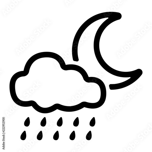 Wetter Icon - Regen