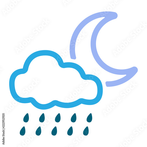 Wetter Icon - Regen