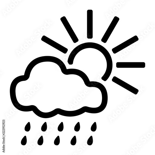 Wetter Icon - Regen