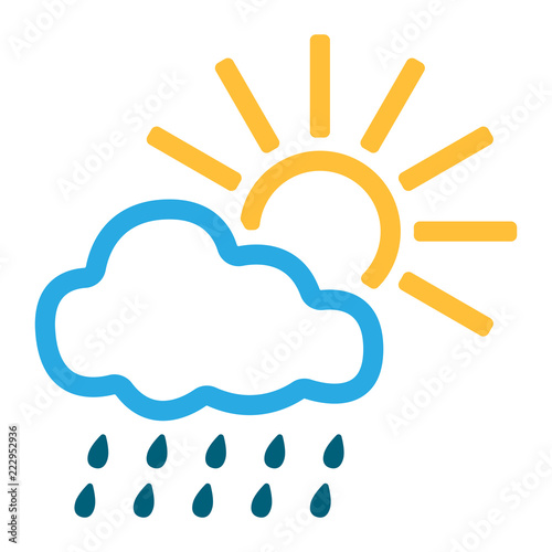 Wetter Icon - Regen