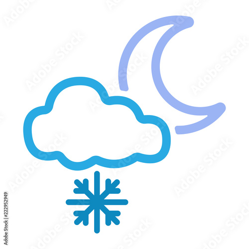 Wetter Icon - Schneefall