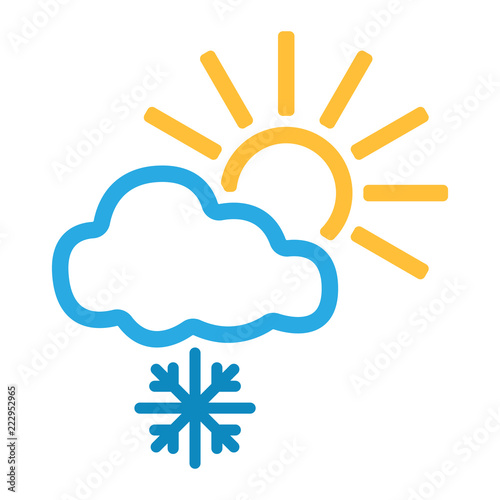 Wetter Icon - Schneefall