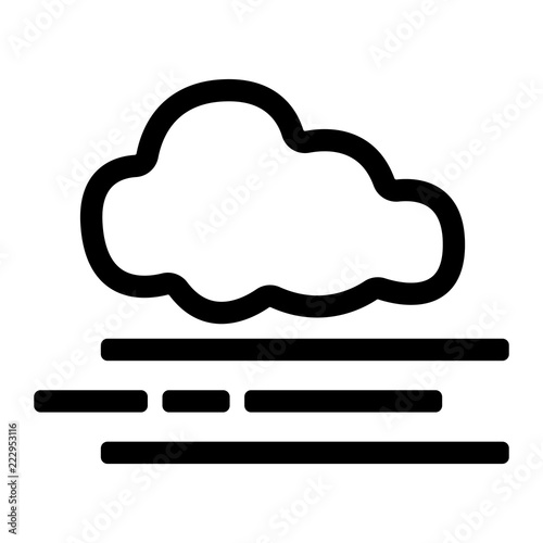 Wetter Icon - Nebel