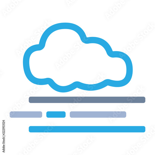 Wetter Icon - Nebel