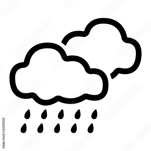 Wetter Icon - Regen