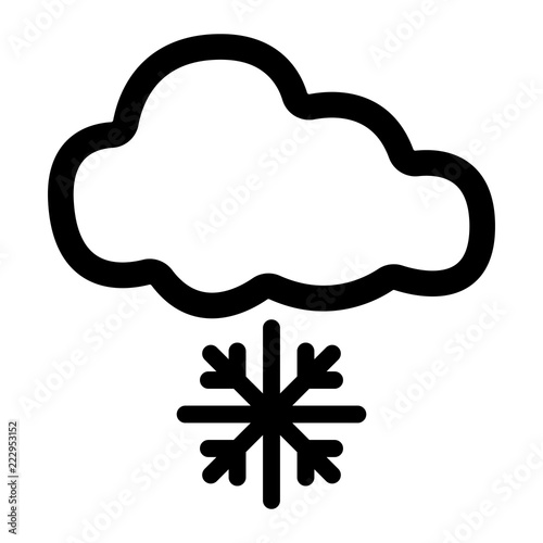 Wetter Icon - Schneefall