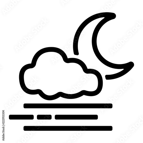 Wetter Icon - Nebel