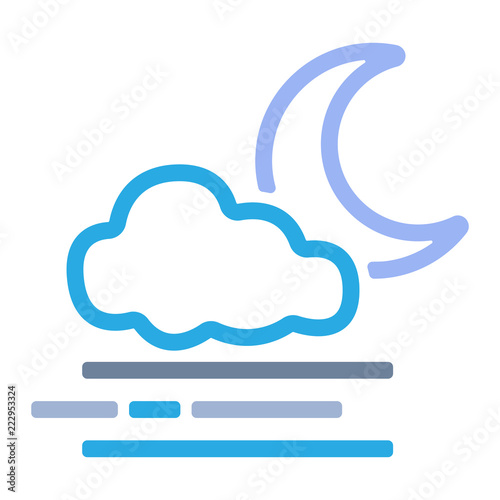 Wetter Icon - Nebel