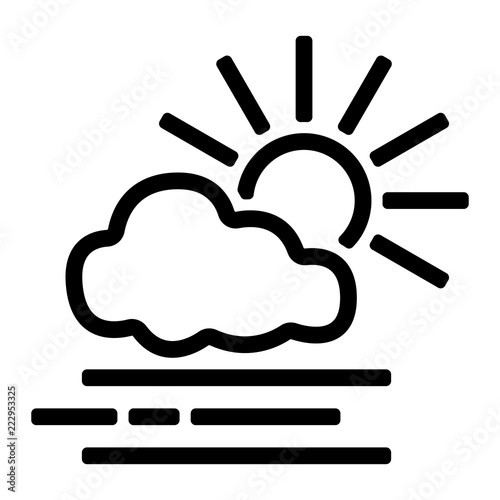 Wetter Icon - Nebel