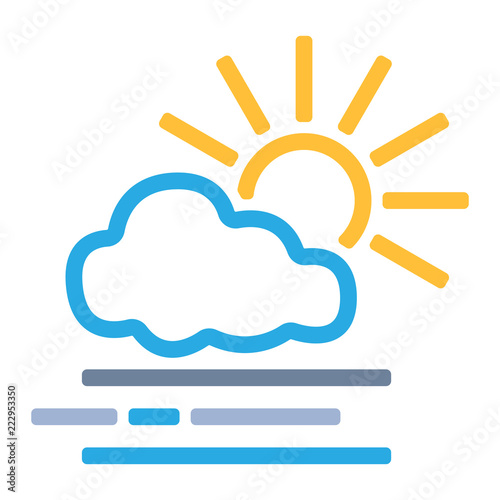 Wetter Icon - Nebel