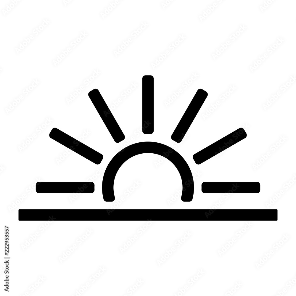 Wetter Icon - Sonnenaufgang Wetter Icon - Sonnenaufgang
