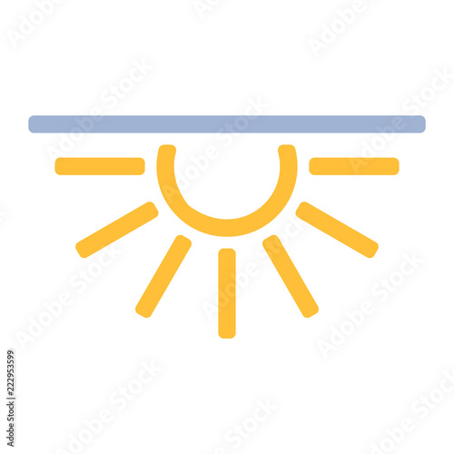 Wetter Icon - Sonnenuntergang