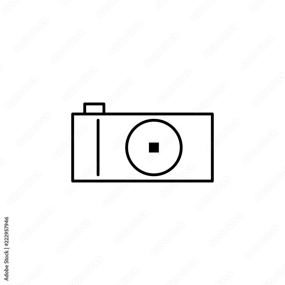 photo camera icon. Element of Internet related icon for mobile concept and web apps. Thin line photo camera icon can be used for web and mobile photo camera icon. Element of Internet related icon for mobile concept and web apps. Thin line photo camera icon can be used for web and mobile