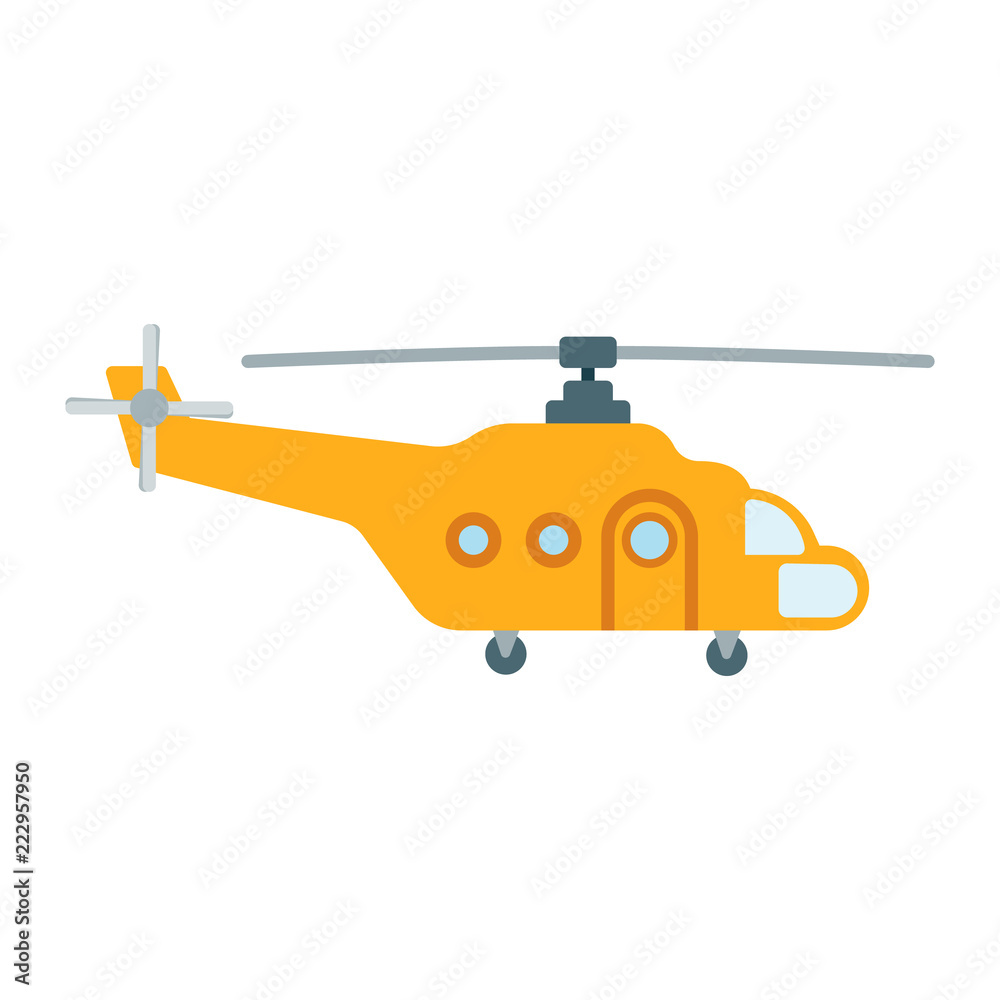 Yellow cargo helicopter Yellow cargo helicopter
