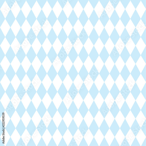 Oktoberfest Blue Geometric Pattern.