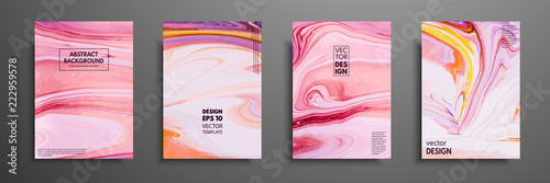 Swirls of marble or the ripples of agate. Liquid marble texture. Fluid art. Applicable for design covers, presentation, invitation, flyers, annual reports, posters and business cards. Modern artwork