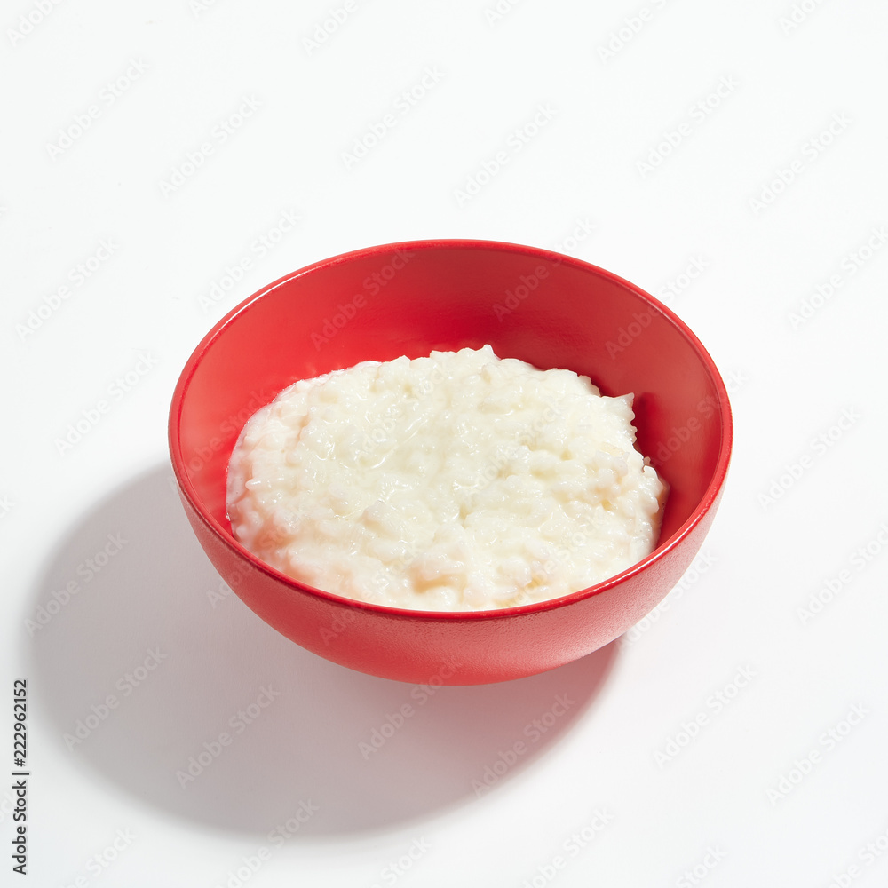 Plain Rice Porridge, Gruel or Pudding with Milk Plain Rice Porridge, Gruel or Pudding with Milk