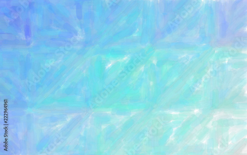 Abstract illustration of blue and green Watercolor with low coverage background, digitally generated.