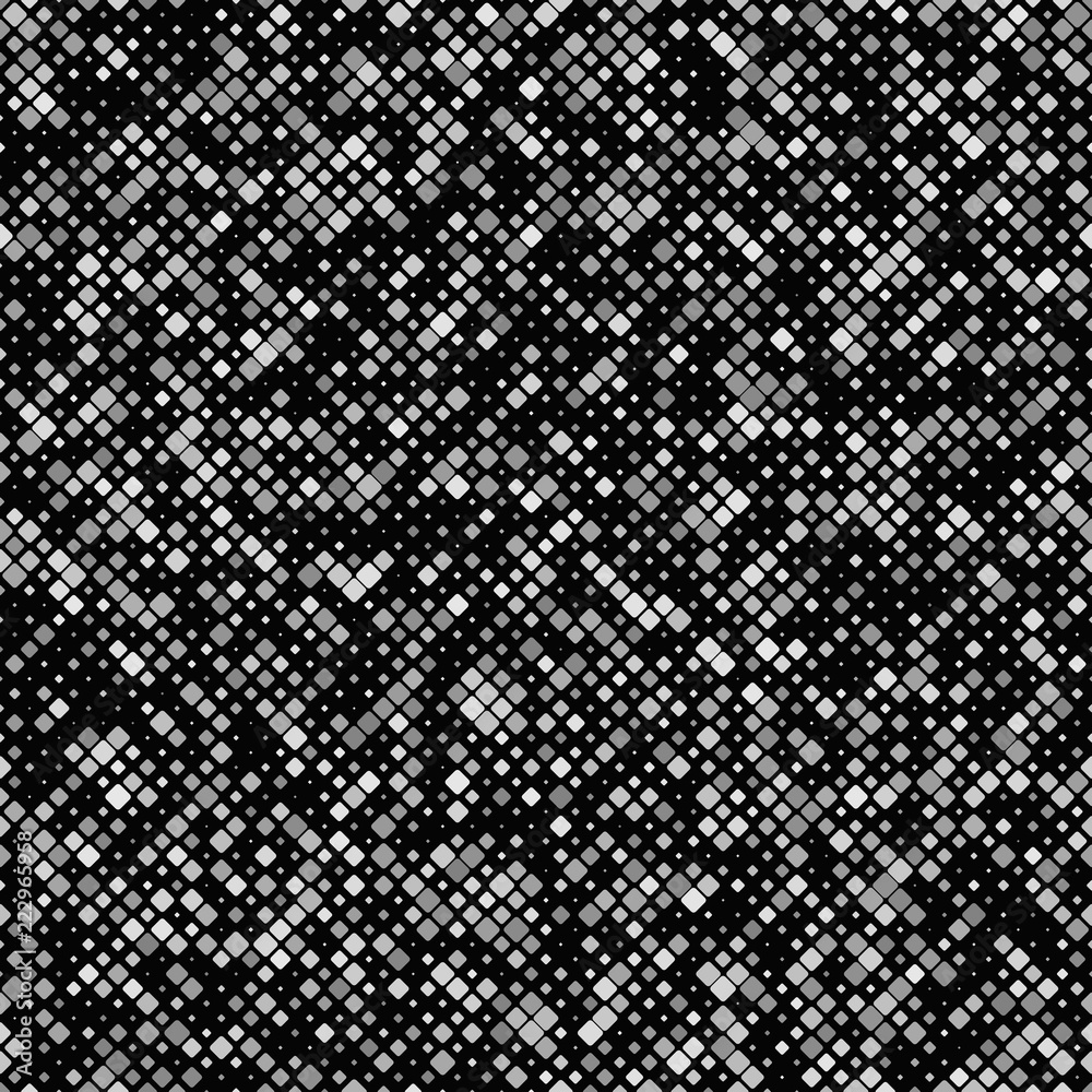 Grey abstract repeating diagonal square pattern background design - vector graphic