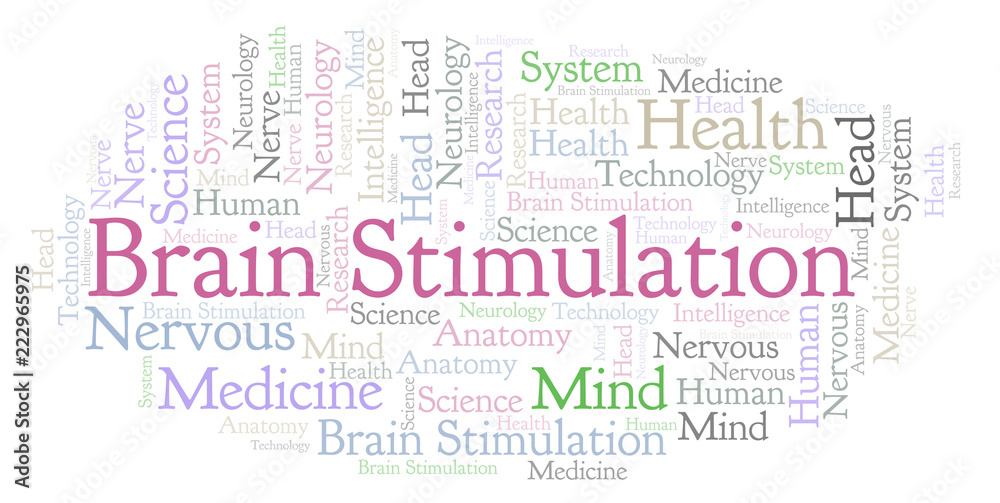Brain Stimulation word cloud. Brain Stimulation word cloud.