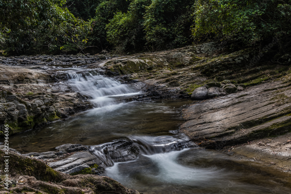 Cascading Water in the River