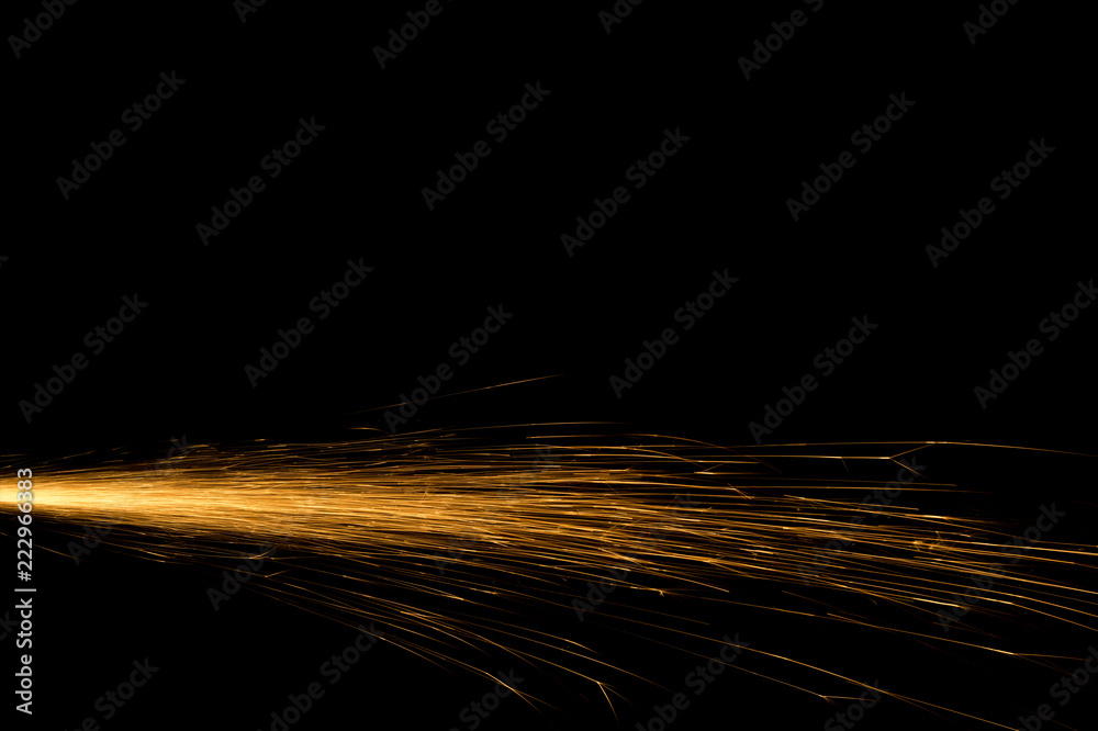 the tail of a fiery comet on a black background the tail of a fiery comet on a black background