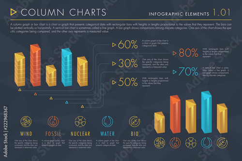 Infographic Elements Collection - Column Charts
