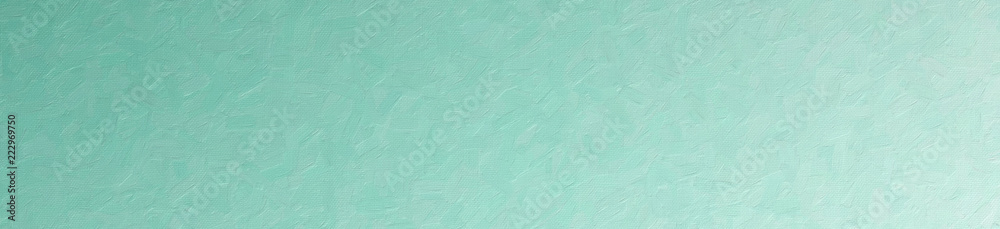 Green and blue Contrast Oil Painting in banner shape background illustration.