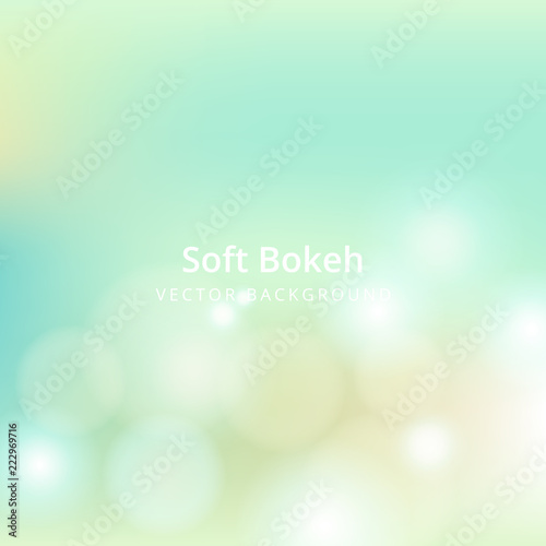Simple and beautiful soft bokeh background