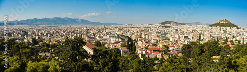 panorama of athenes
