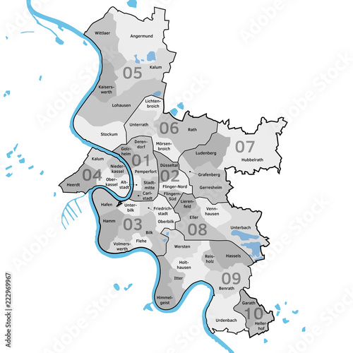 Duesseldorf Bezirke - 2