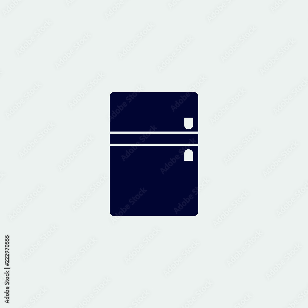 fridge icon, vector illustration. flat icon fridge icon, vector illustration. flat icon