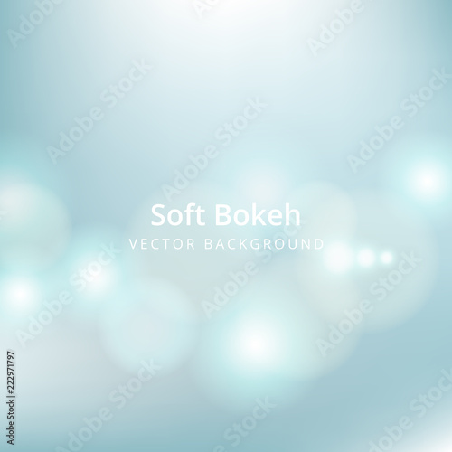 Simple and beautiful soft bokeh background