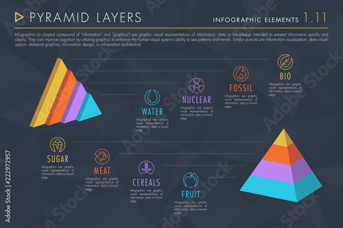 Infographic Elements Collection - Pyramid Layers