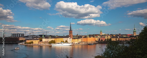 Stockholm,panorama of the Old Town