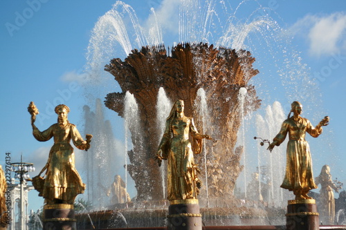 фонтан Дружбы народов на ВДНХ,Москва