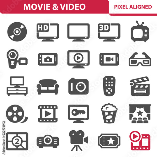 Movie & Video Icons