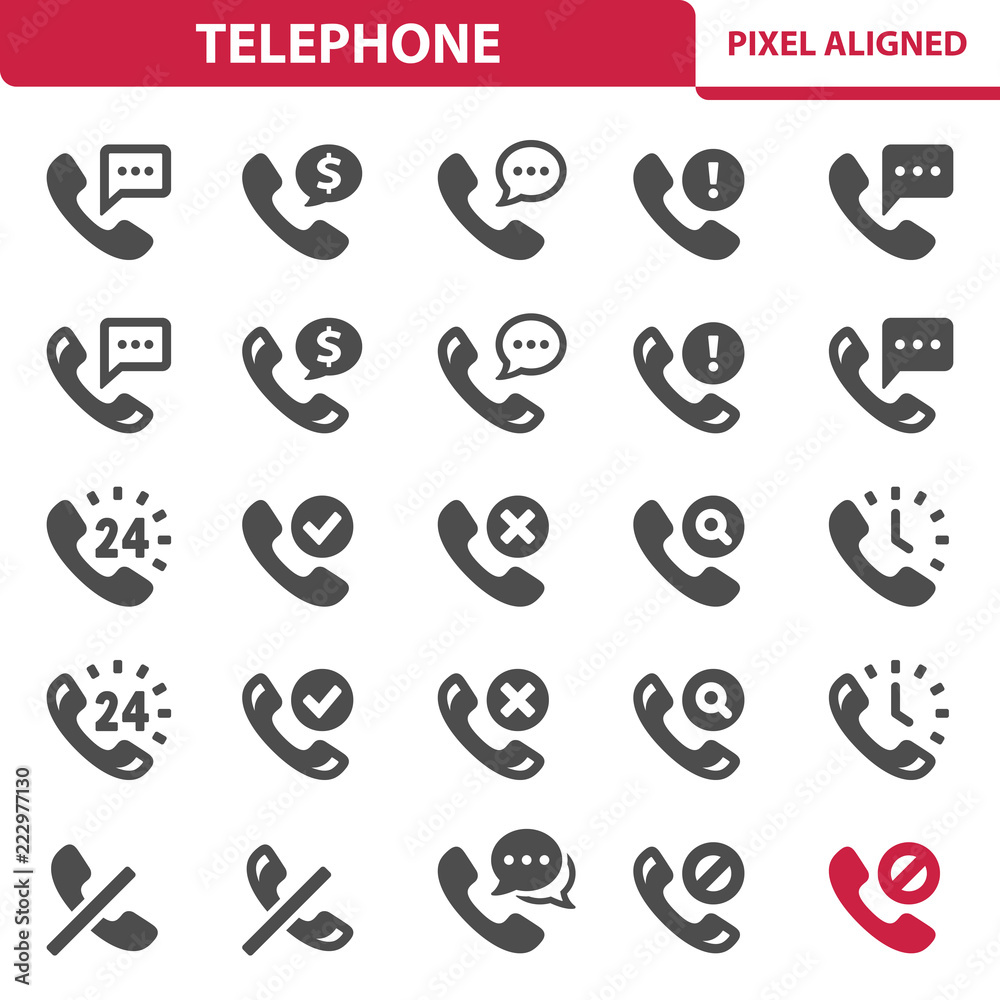 Telephone Icons