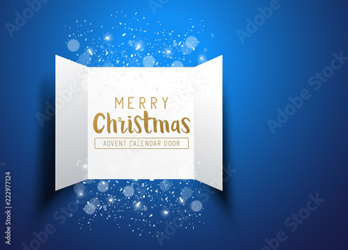 Happy Christmas Advent Calendar Doors