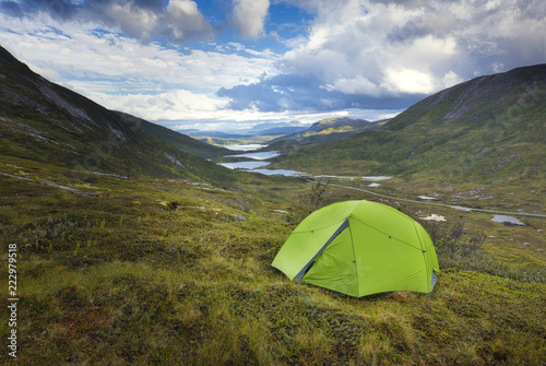 Camping in the nature.