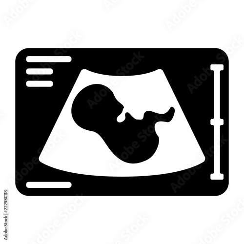 Schwangerschaft & Baby Icon - Ultraschallbild