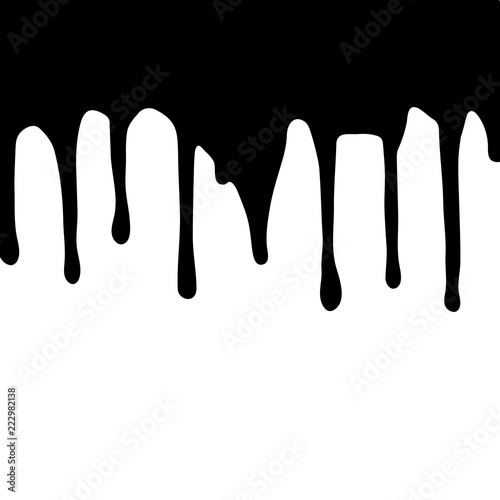 Paint drips. Vector illustration.