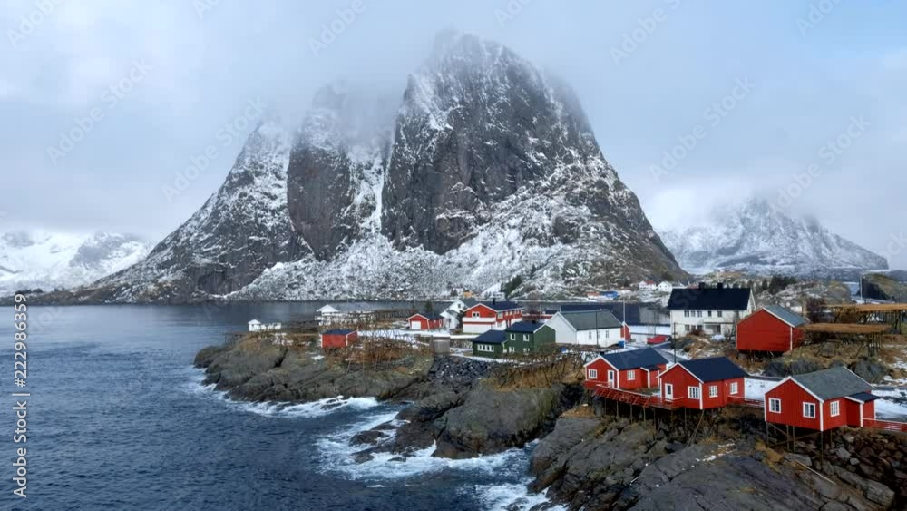 Hamnoy village on Lofoten Islands, Norway