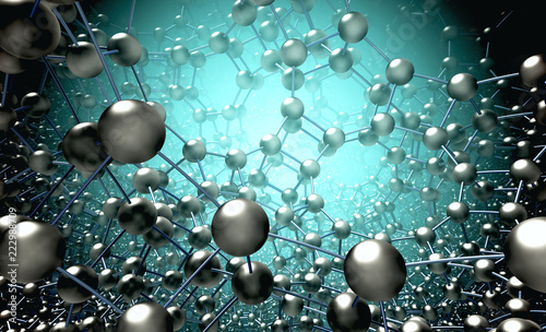 Quantum mechanics. Crystal structure of matter photo